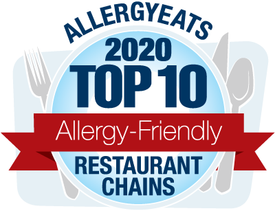 AllergyEats Top 10 Allergy-Friendly Chains 2020